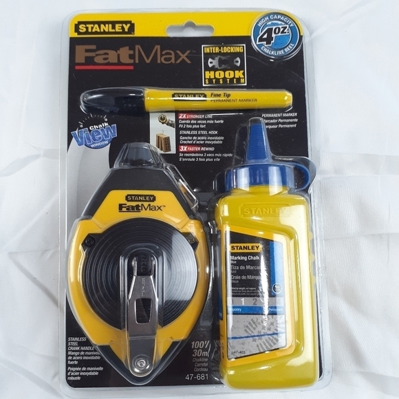 NEW Stanley Fatmax Chalkline Kit - Picture 1 of 2